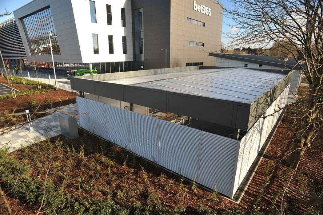 Bin Store at BET365 Corporate Offices, Stoke-on-Trent - Broxap