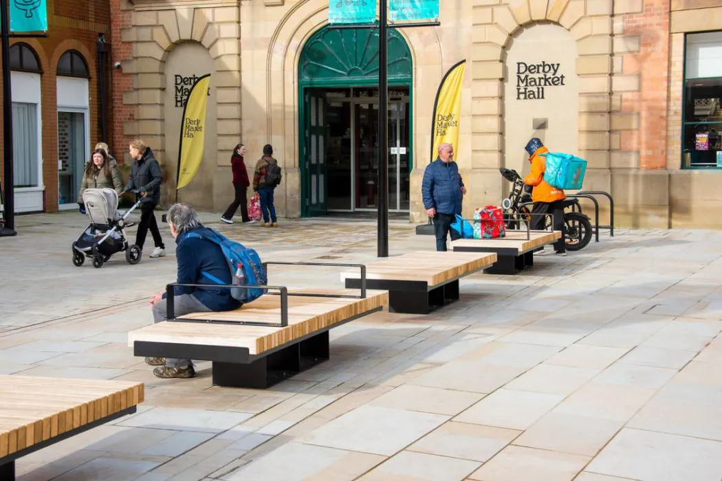 Seating and Cycle Parking for the Historic Derby Market Hall