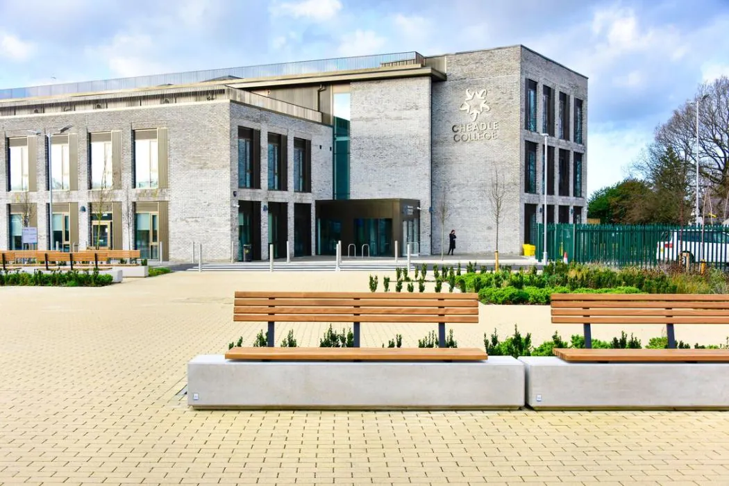 Modern Street Furniture and Cycle Parking for Cheadle College