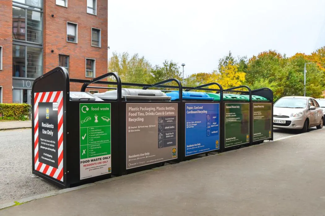 Glasgow Bin Hubs Drive the City’s Simpler Recycling Transformation