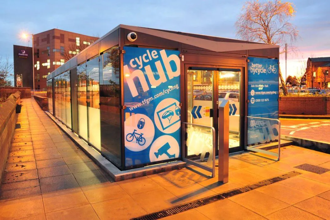 Cycle Hub Bury Interchange By Night