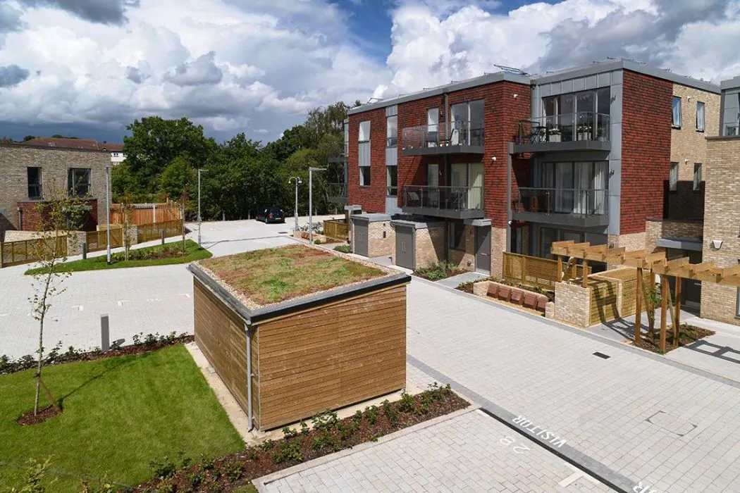 Blox Timber Cycle Shelter at Gladstone Village - Broxap