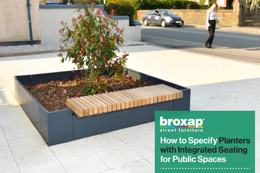 How to Specify Planters with Integrated Seating for Public Spaces