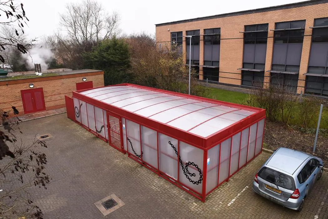 Cycle Compound at Oxford Brookes University, Swindon - Broxap