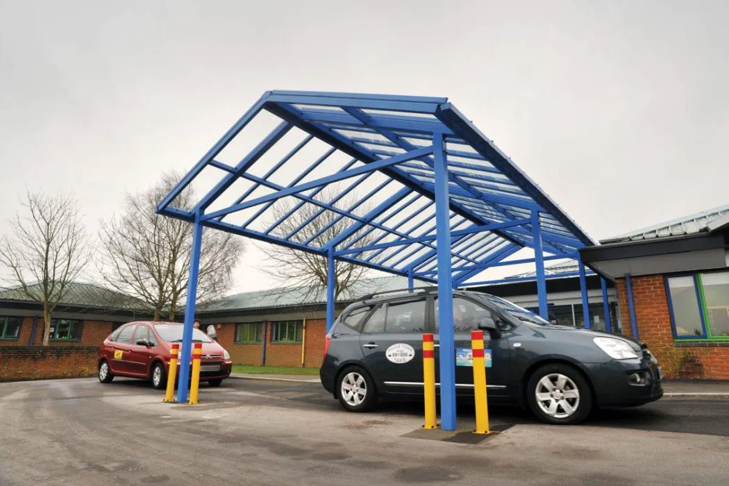 Drop Off Canopy at Sea View Centre - Broxap