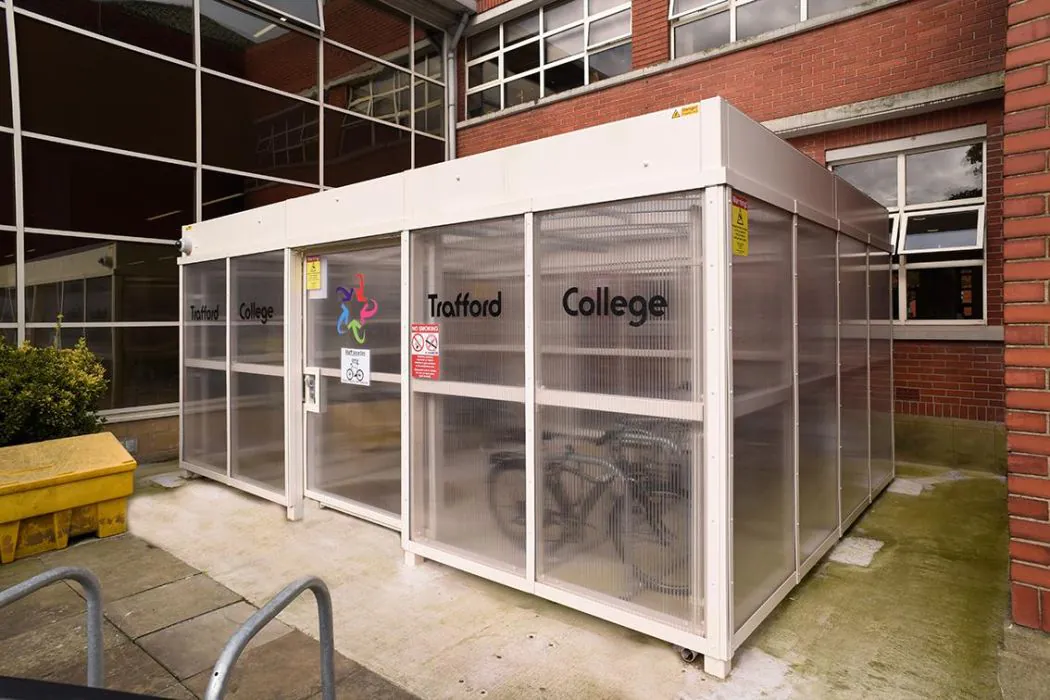 Cycle Hub at Trafford College - Broxap