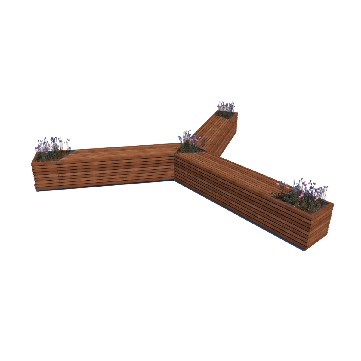 Intermediate Planter Seated Planter | Blox Star Seating Planter