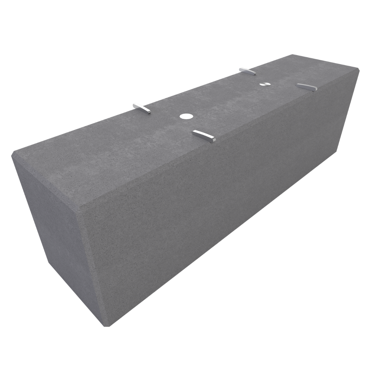 Monumental Concrete Bench 2000 | Large-Scale Unity Seating | Broxap