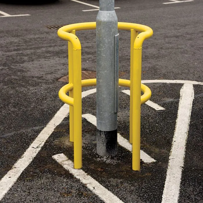 Round Lamp post and EV Charger Protector - 3