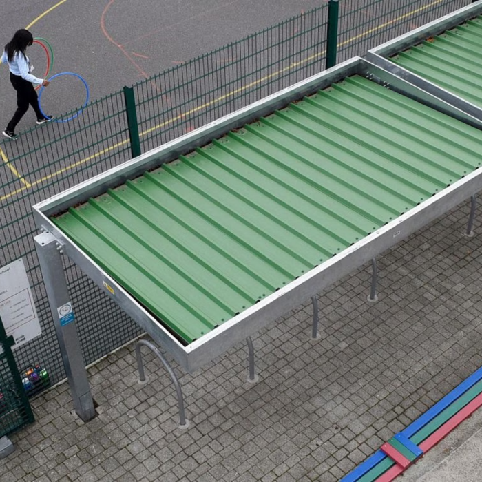 Burntwood Cantilever Cycle Shelter - 9