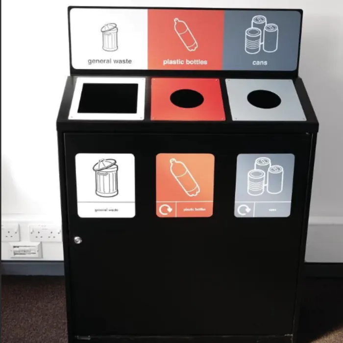 Daventry Internal Recycling Bin - Triple - 8