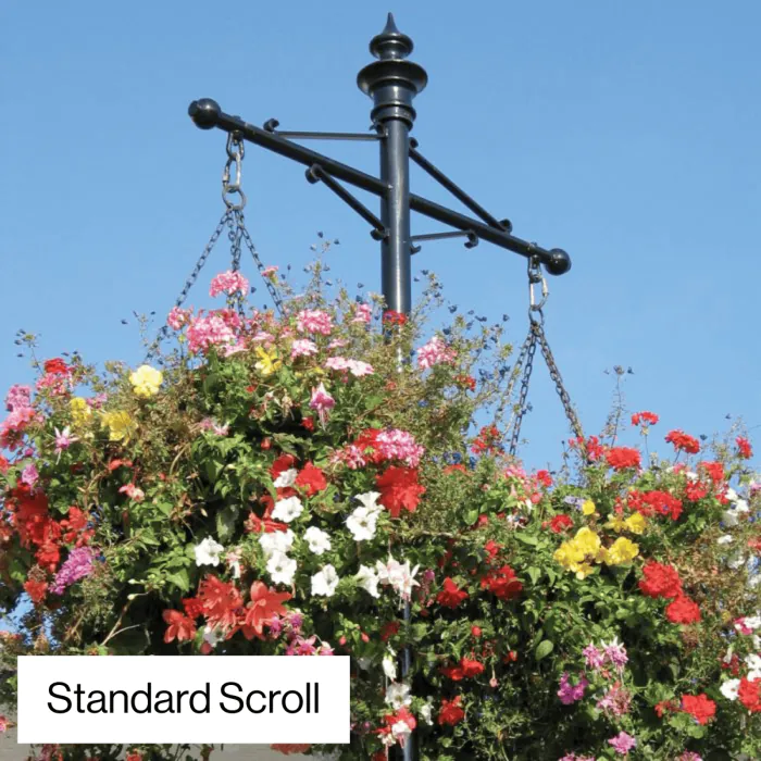 Stockport Column Flower Basket Bracket - 2