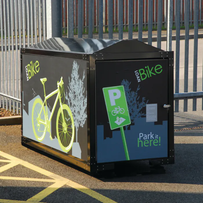 Sheffield Horizontal Cycle Lockers - 1