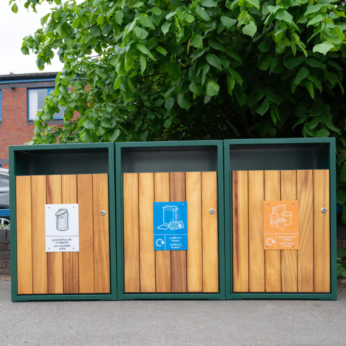 Westleigh Triple Recycling Bin - 3