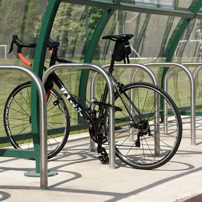 Stainless Steel Grade 304 Sheffield Cycle Stand - Root Fixed - Express - 2