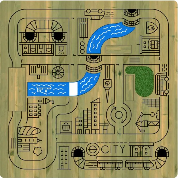 City Mini Micro World Table - 1