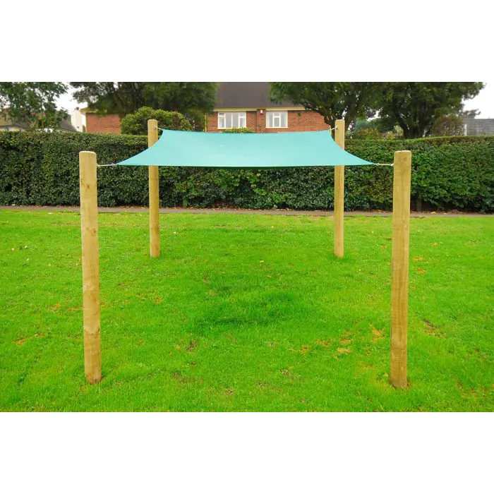 Timber Shade Sail Canopy - 3