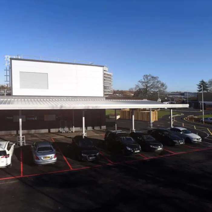 Wexham Gullwing Pick-Up and Drop-Off Canopy - 6