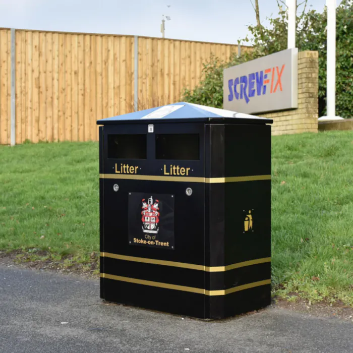 Derby Double E Litter Bin - 5