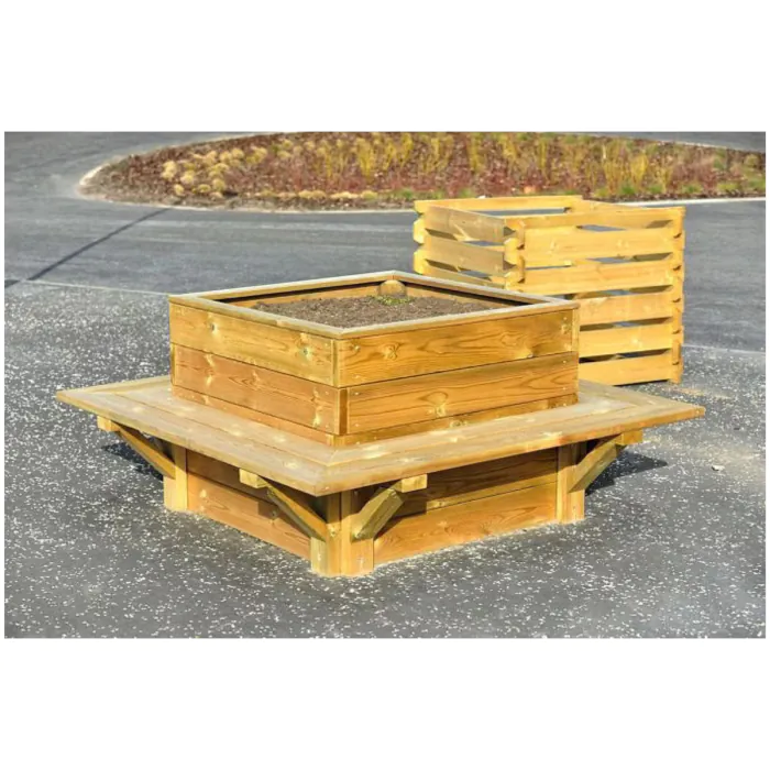 Square Planter Seat Square Planter Seat