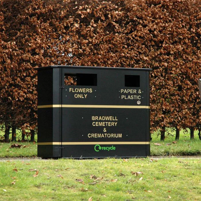 Derby Cemetery Recycling Bin - 2