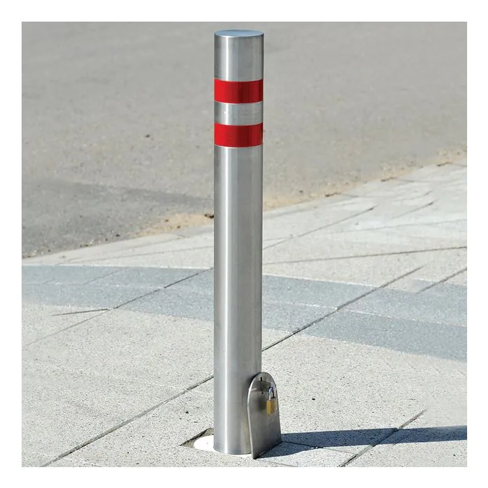 Flat Top Sheffield Stainless Steel Bollard - 2