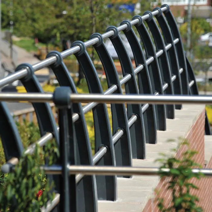 Quayside Curved Ductile Iron 3 Rail - 17