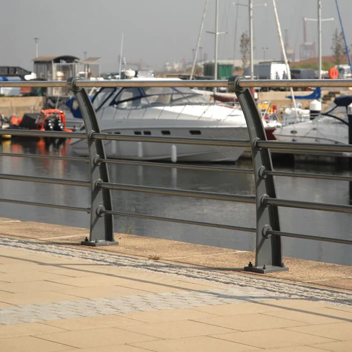 Quayside Curved Ductile Iron 5 Rail - 20