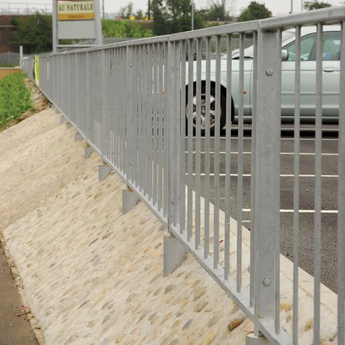 Staggered Bar Pedestrian Guardrail - 1