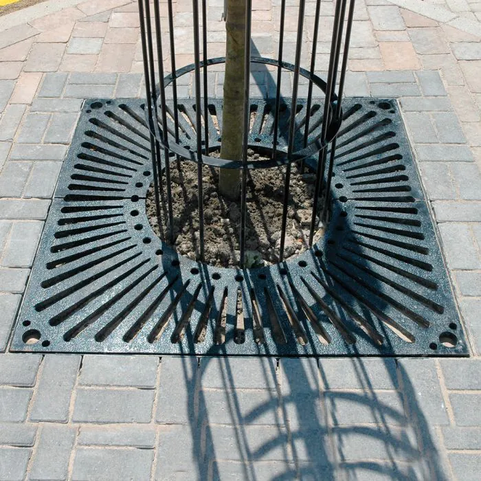 Sunburst Square Tree Grille - 1400 x 1400mm - 3