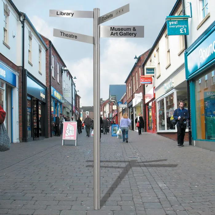 Stafford Signage Column Stafford Signage Column