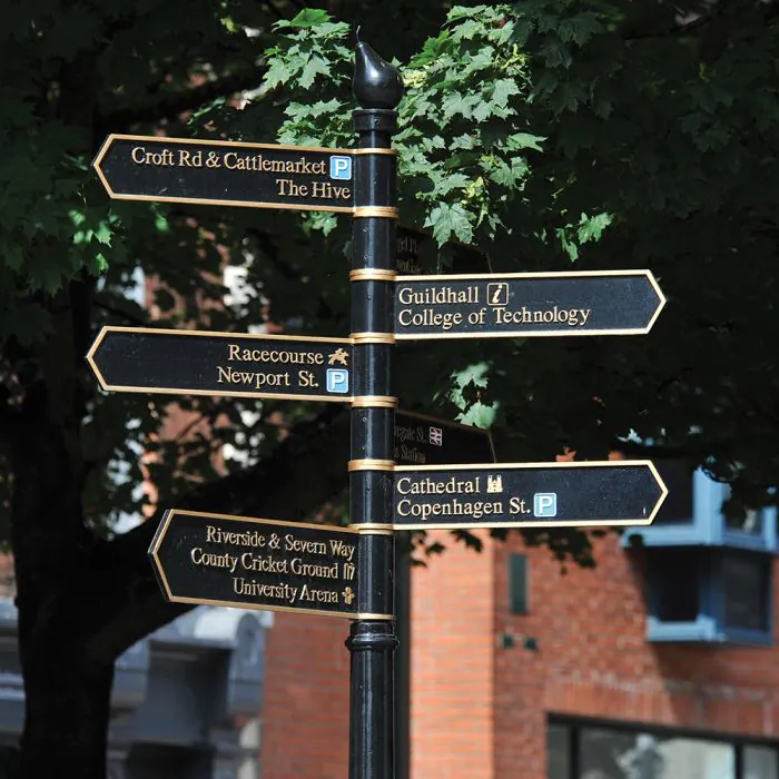 Standard Signage Column - 9
