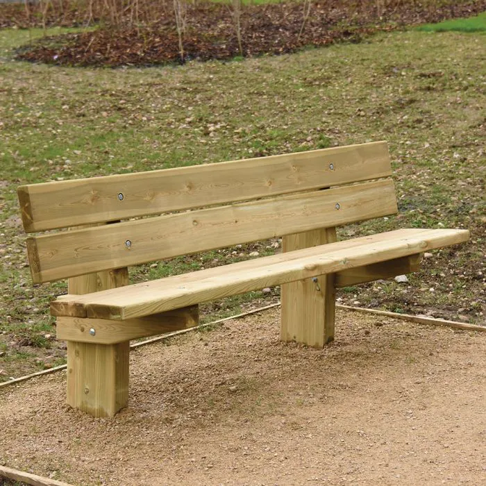 Hatton Rustic 4 Slat Seat - 2