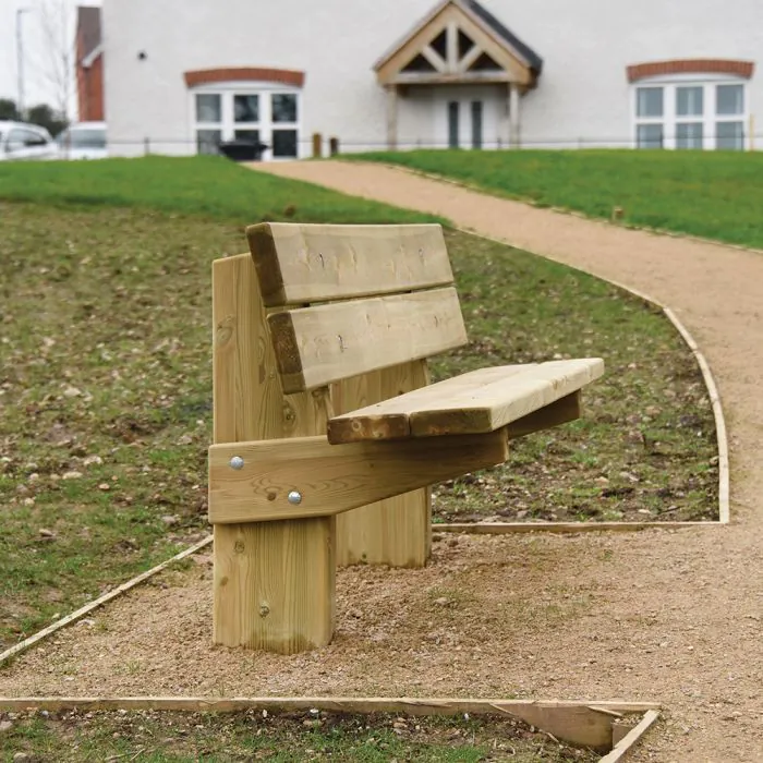 Hatton Rustic 4 Slat Seat - 4