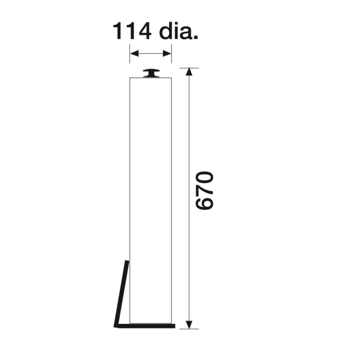 Lift Assist Post - 670mm x 114mm - 8