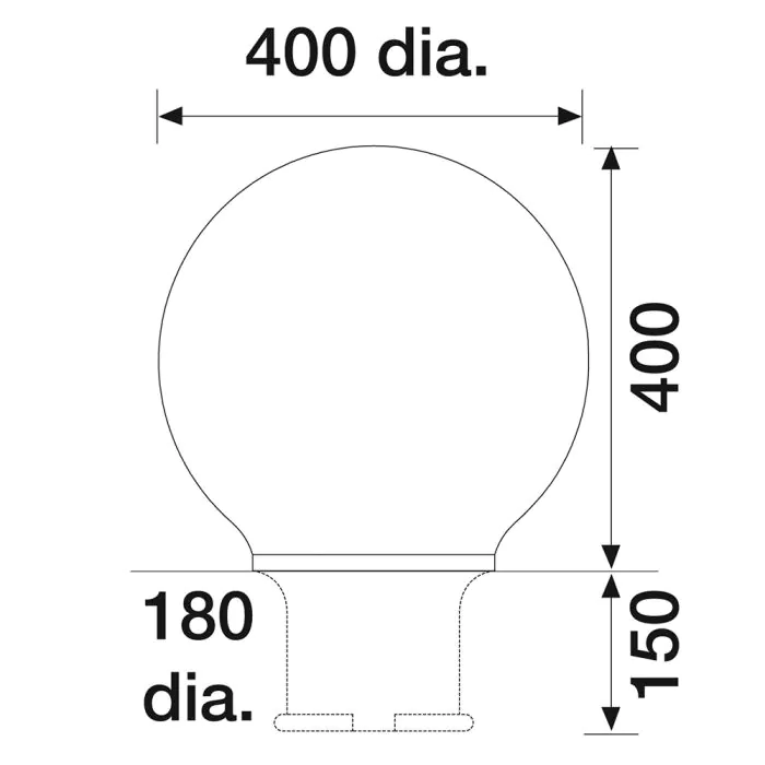 Spherical Cast Iron Bollard - 14