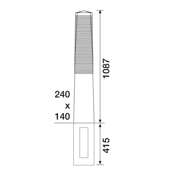 Oxford Cast Iron Bollard - 5
