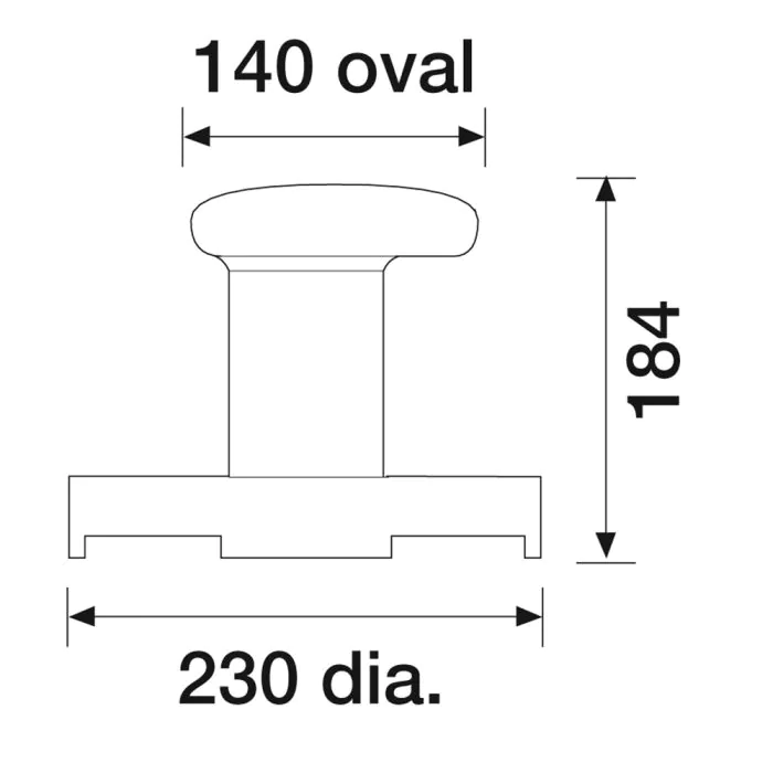 Towpath Cast Iron Bollard - 6