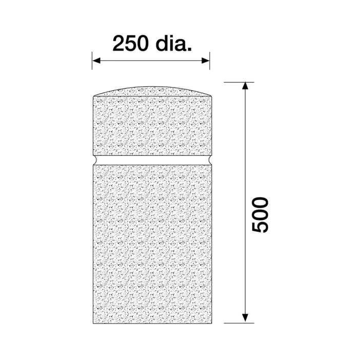 Selhurst Concrete Bollard - 3
