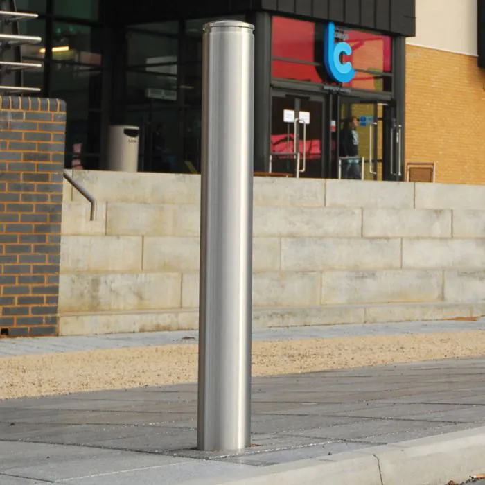 Ridge Stainless Steel Bollard - 1