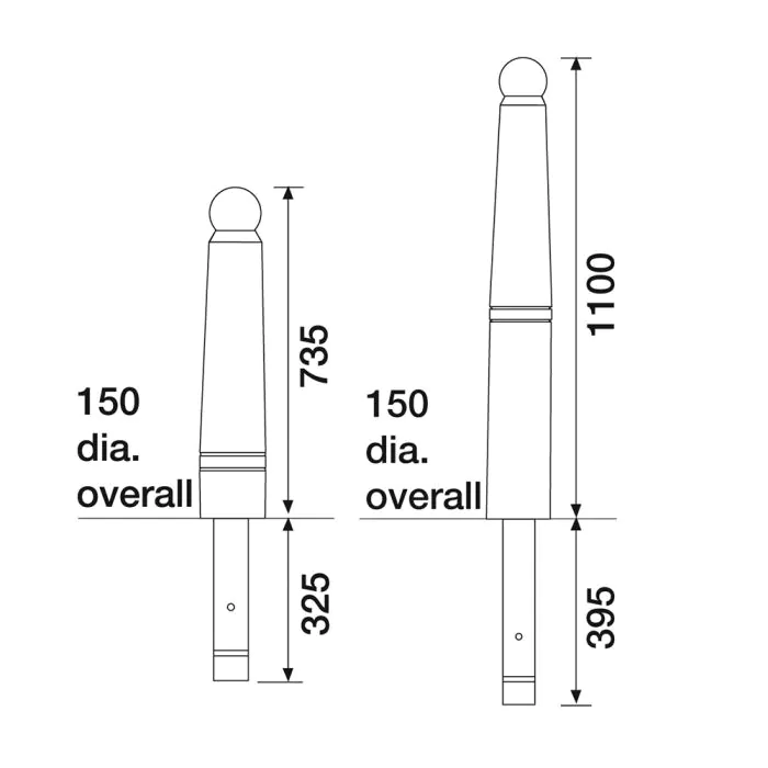 Edinburgh PU Bollard - 5