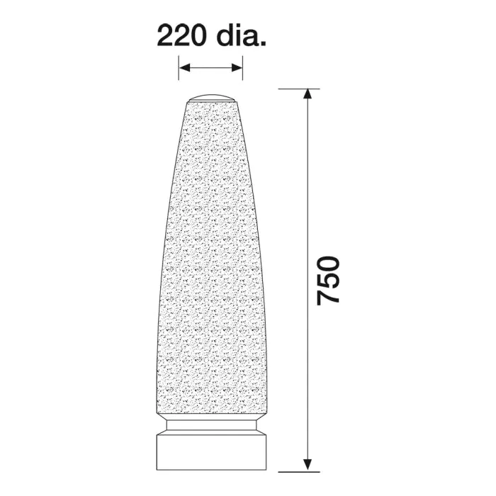 Hampton Concrete Bollard - 2