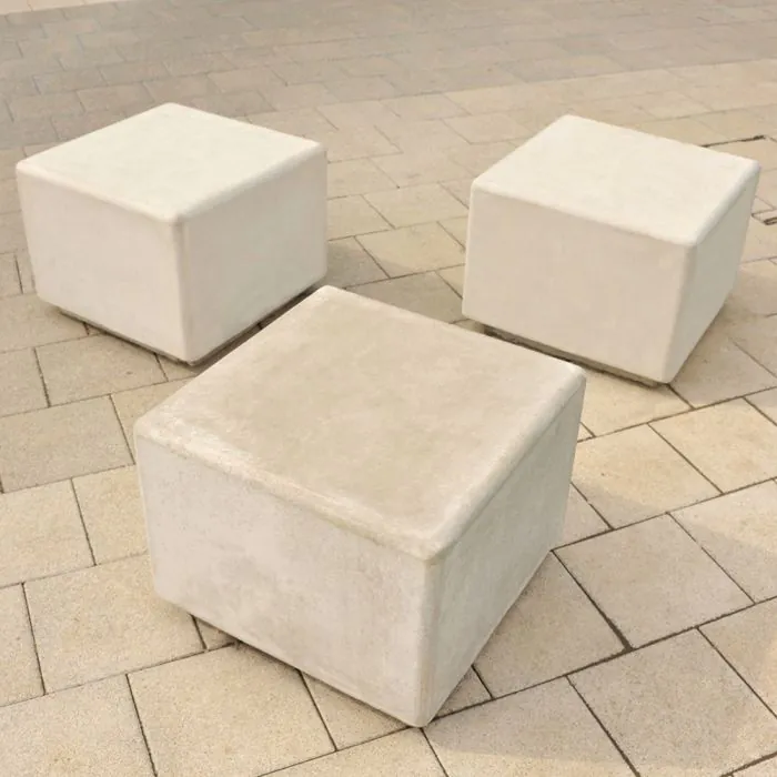 Gorton Concrete Cube Seat - 2