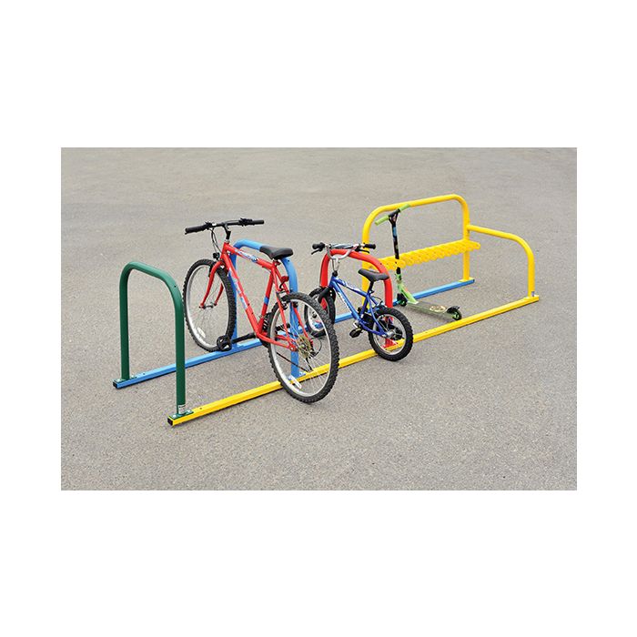 Bike and Scooter Rack | Hybrid School Storage