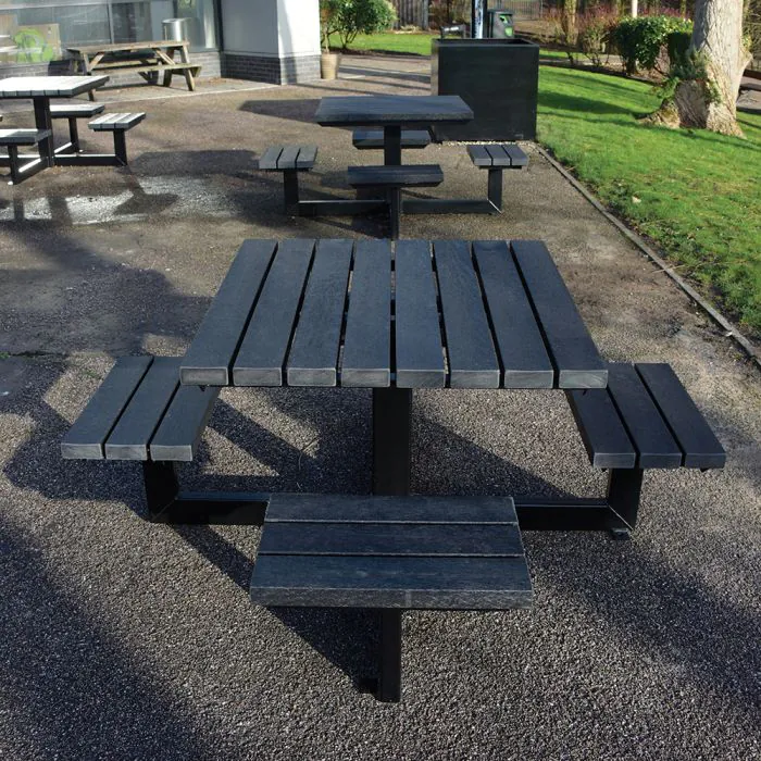 Bridgend Picnic Bench - Square - 2