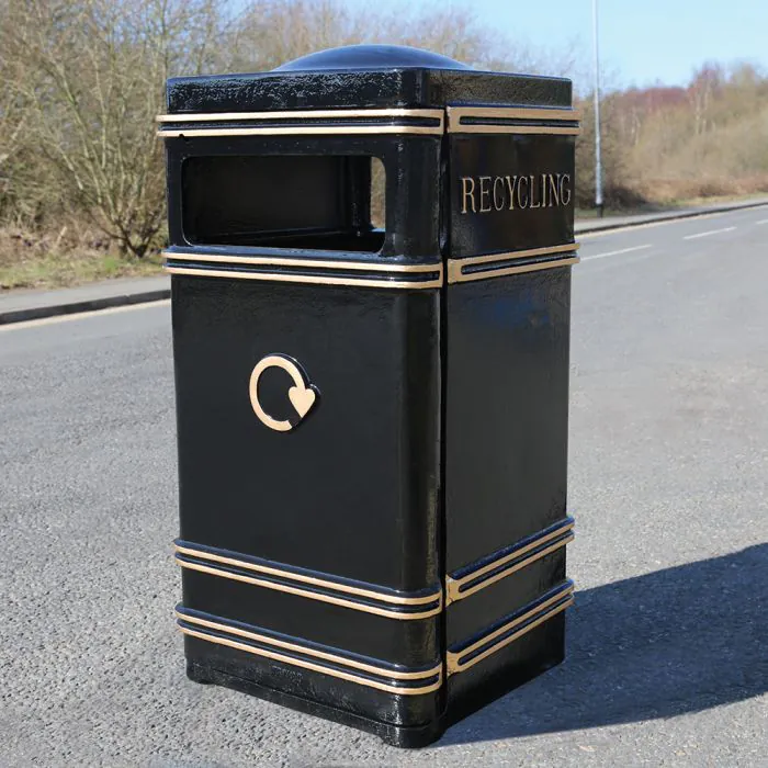 Square Standard Cast Iron Bin - 2