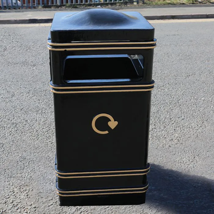 Square Standard Cast Iron Bin - 4