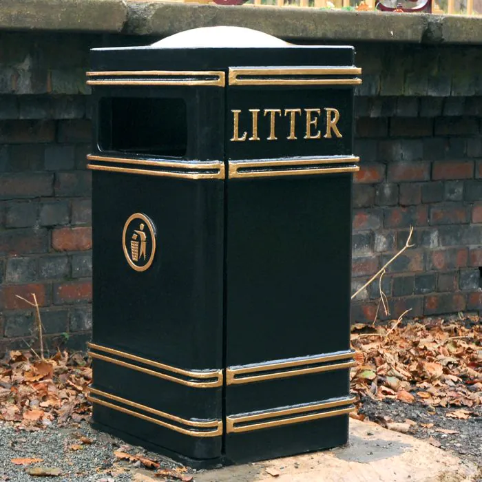 Square Standard Cast Iron Bin - 7