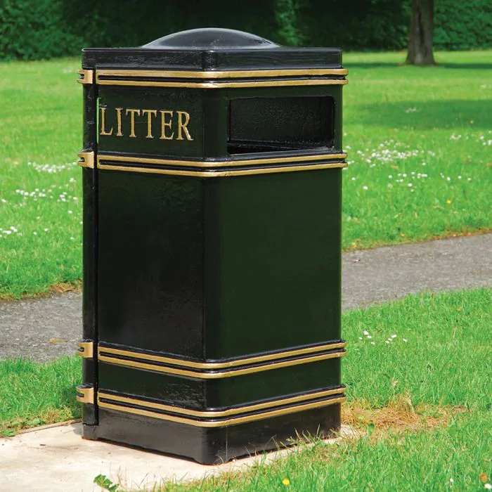 Square Standard Cast Iron Bin - 9