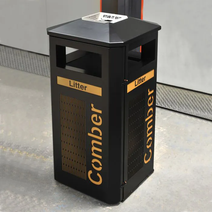 Derby Contemporary Litter Bin - 1
